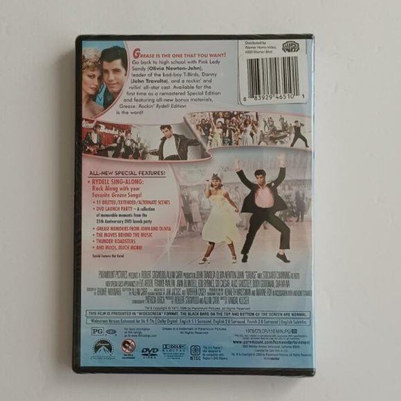 Grease DVD - Rocking Rydell Edition - NWT - Picture 2 of 5